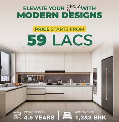 FOR SALE 550 sqft 1-Bed Apartment on Installment TOP CITY-1