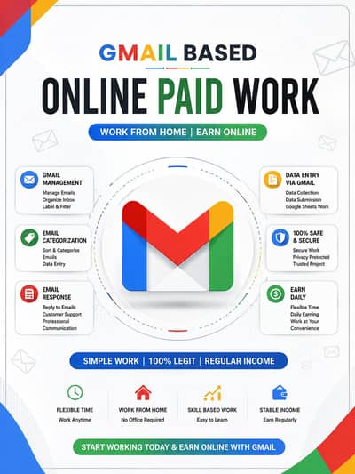Gmail Work Available