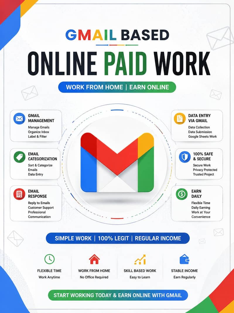 Gmail Work Available 0
