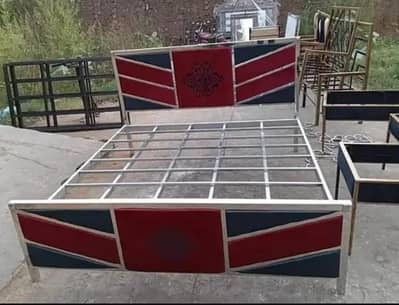 New Stainless steel Bed//Bed Set//Queen bed//Double Bed//03092056793