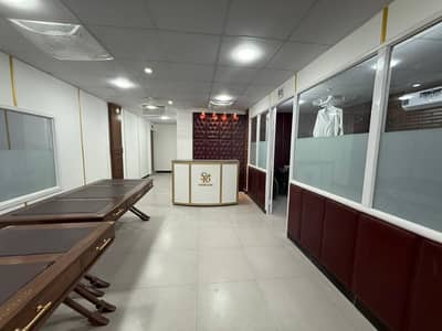 Property Links Offers Fully Furnished Ready To Move 1500 Square Feet Prime Ground Floor Commercial Space Available For Rent In The Prestigious F-6 Markaz, Islamabad Ideal For Clinics & Corporate Offices