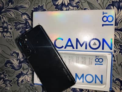 Tecno camon 18t with box