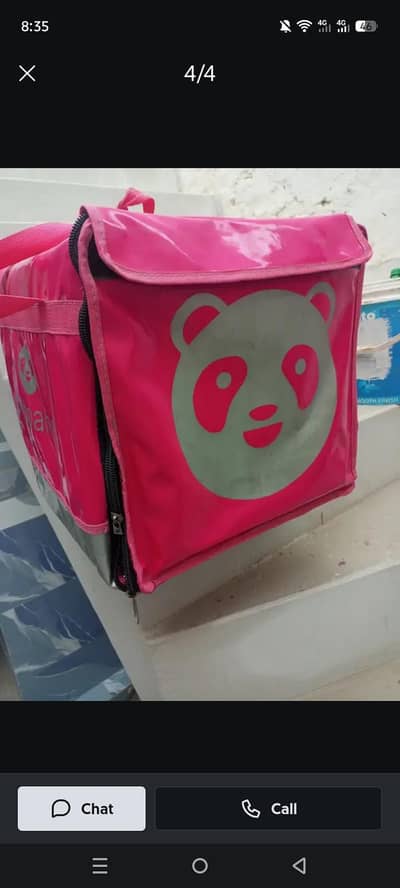 food panda bag