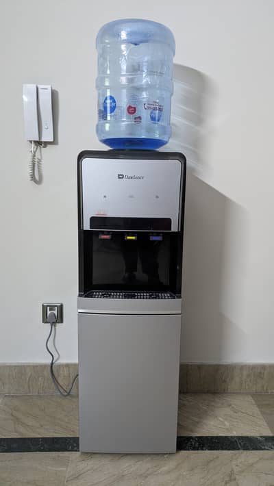 WATER DISPENSER WD- 1060 WBR SILVER With Refrigerator Brand New