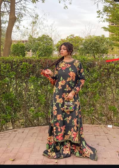 long shirt with sharara