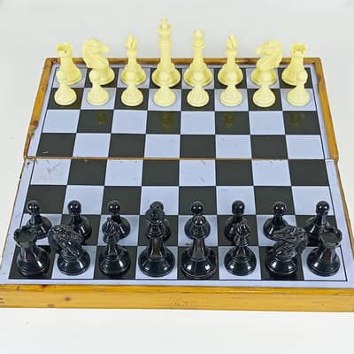 Vtg 1970s Soviet-era Transporta (Ta. Port) Large Magnetic Chess Set