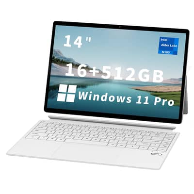 FUNYET 2-in-1 14-inch Windows Tablet & Laptop