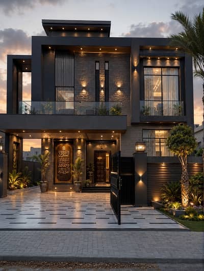 10-Marla Brand New Ultra Luxury Modren House For Sale In Sector F Bahria Town Lahore.