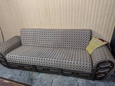 sofa cum bed 6 inches foam  back and front. . .