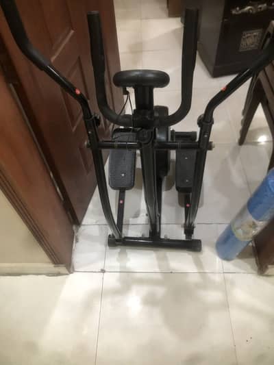 exercise bike with a yoga mat no fault condition 10/9