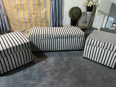 Ottoman  set of 5 seater