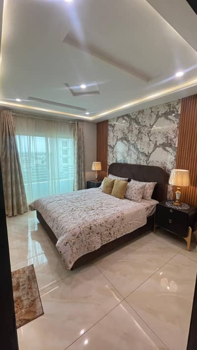DAILY BASIS APARTMENT AVAILABLE FOR RENT IN TULIP BLOCK BAHRIA TOWN LAHORE