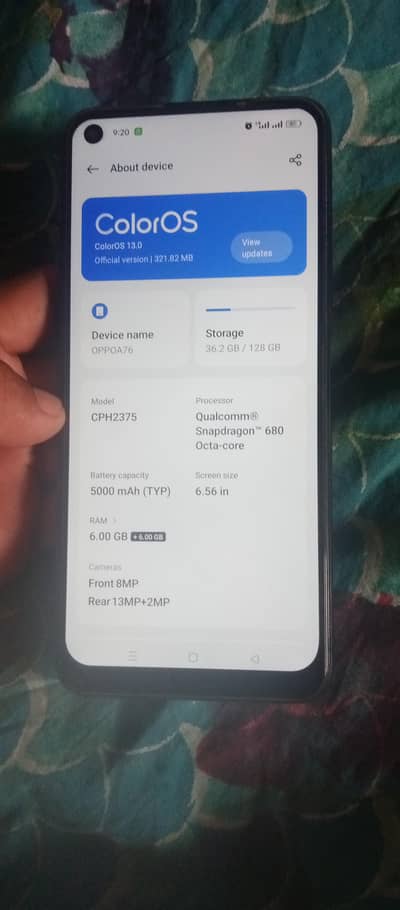 OPPO A76
