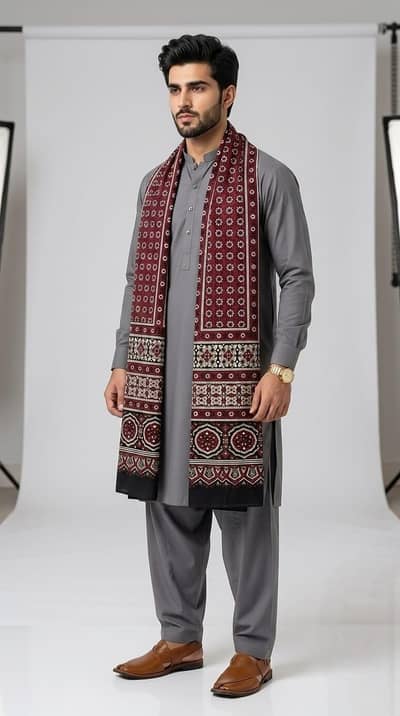 Traditional Sindhi Ajrak