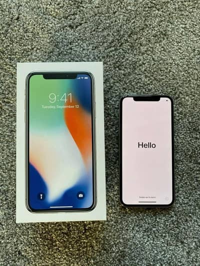 iphone x 256GB  (no open no repair) (PTA approved) all ok