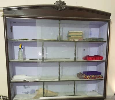 Showcase for crockery solid wood