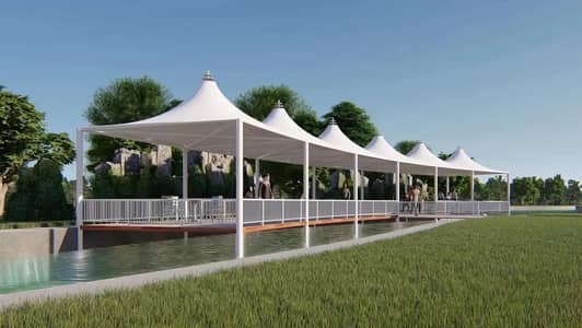 Canopy shade / Dome shade / Pole parking shade / Car pvc parking