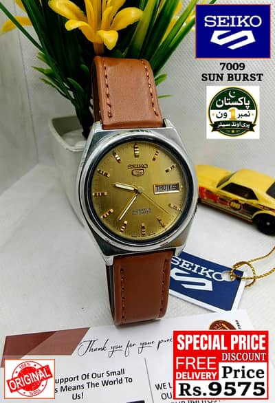 Seiko 5 Citizen Orient Automatic Pre-Owned watch Japan 03161737353