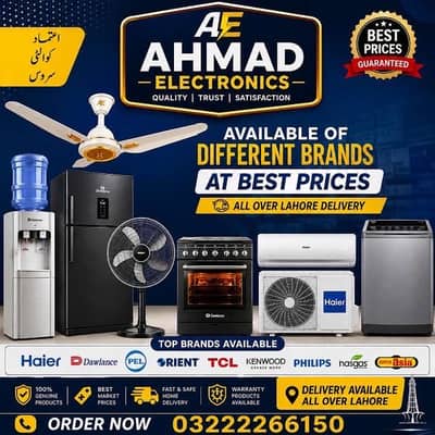 All home appliances available at beat prices