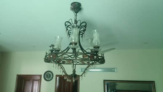 Indoor Wrought Iron Chandelier