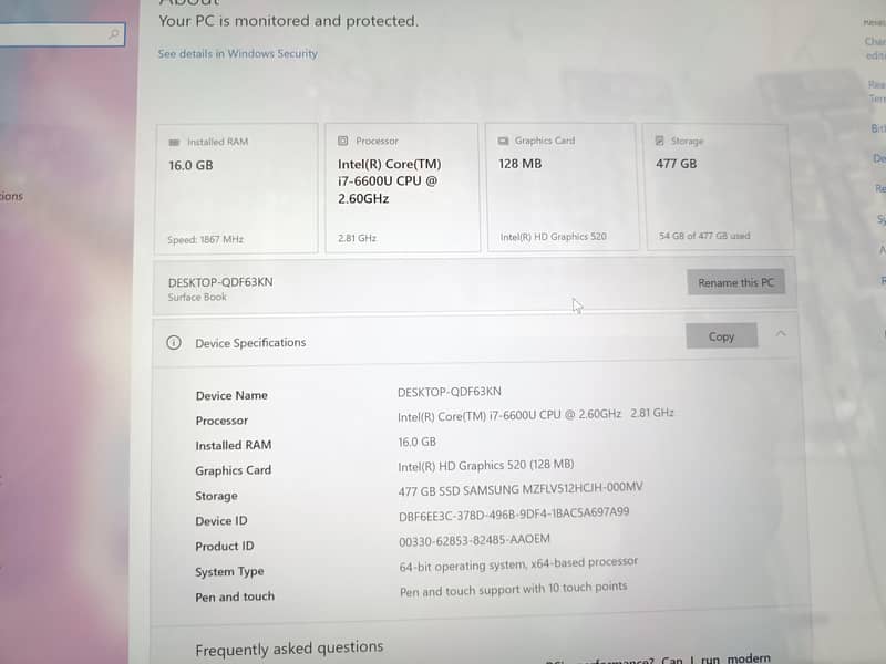 Microsoft Surface Book 1 6
