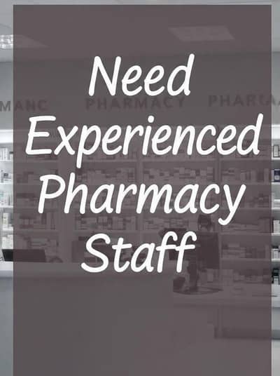 We are hiring for a well established pharmacy located in Shadbagh