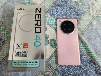 infinix zero 40 he 8+8/256gb warenty men he urgent sale