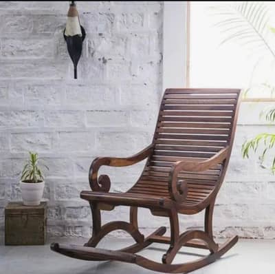 Sheesham Wood Premium New Rocking Chair –  [Whatsapp 03214165422]