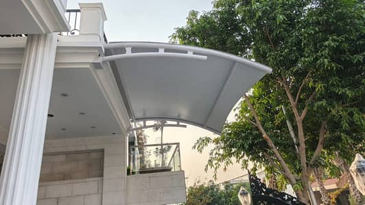 Car porch shade- Tensile shade - Garage shade - Pvc car shade price
