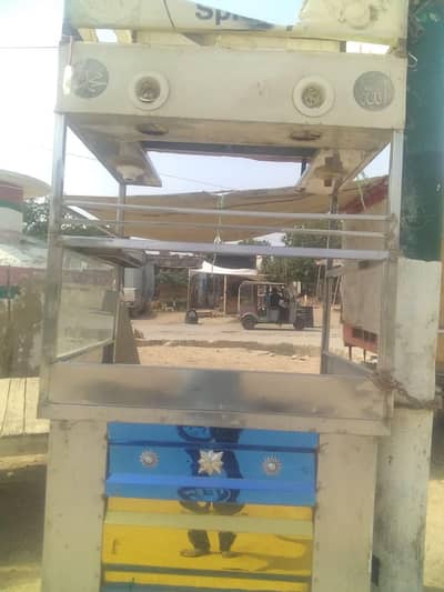 fries counter for sale ss steel body new urgent sall with complete