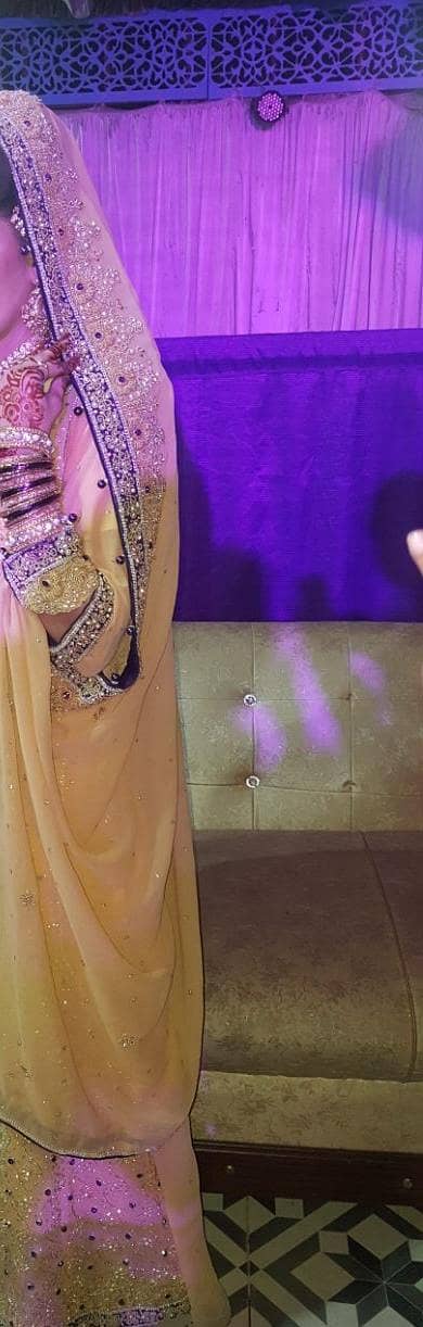 valima dress with jewellery only one time use