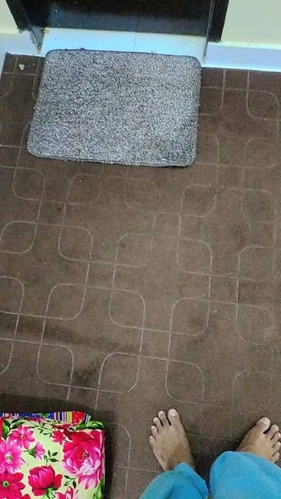 Carpet with matte