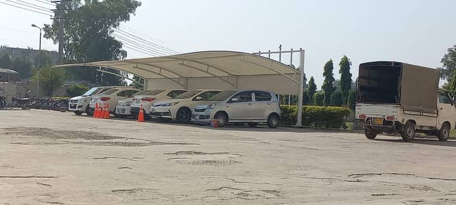 Commercial parkng shade / Pvc fabric shade / Car roof / Sail shade