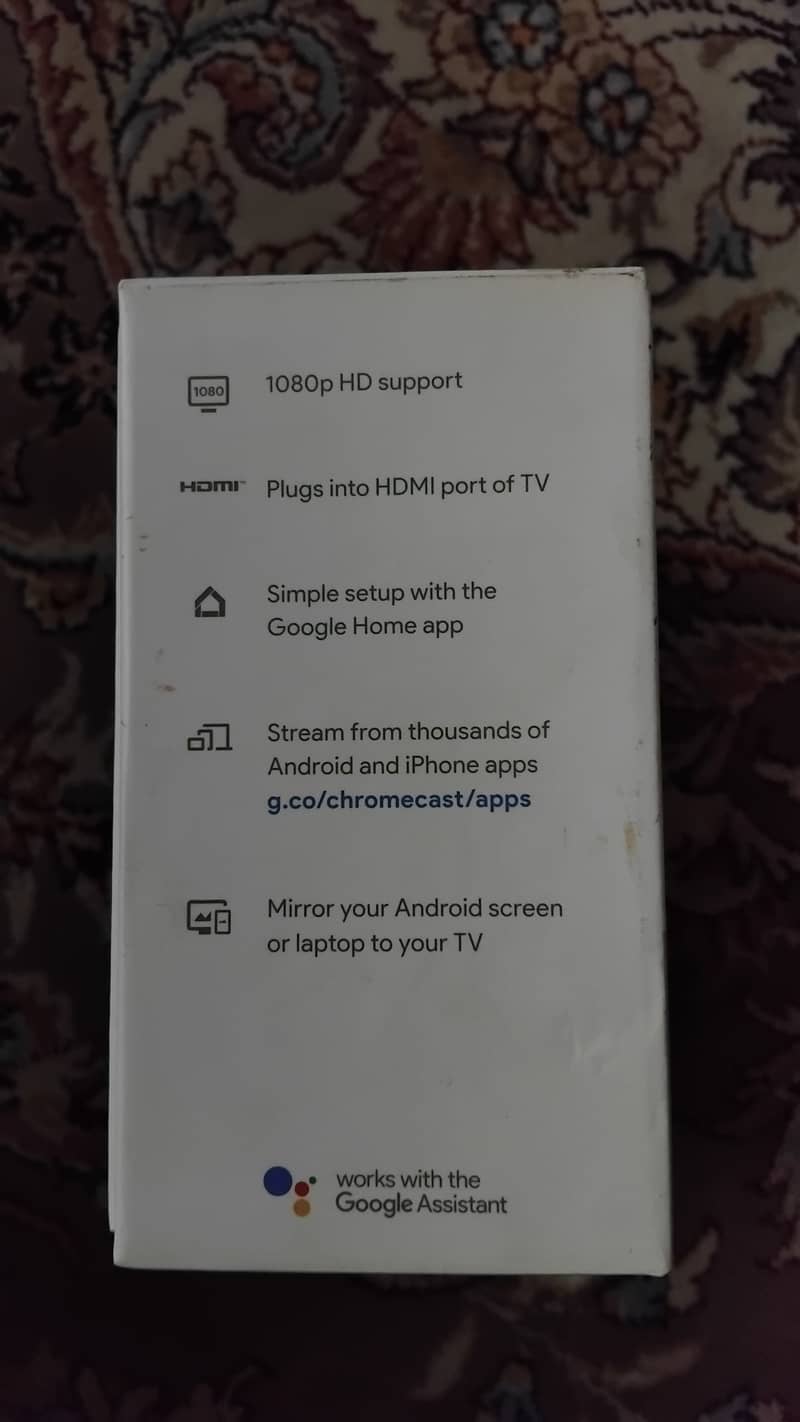 Google chrome cast 2