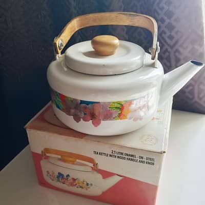 Kedaung Group floral pattern enamel tea Kettle set