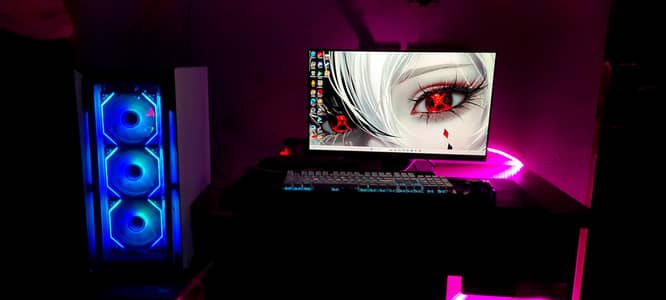 Complete Gaming Pc Setup with Acer 100Hz Monitor
