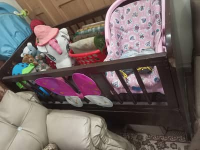 babycot solid wood