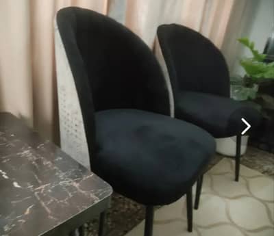 Room chairs ,centre table and 2 side tables
