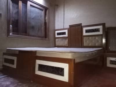 King wooden bed for sale
