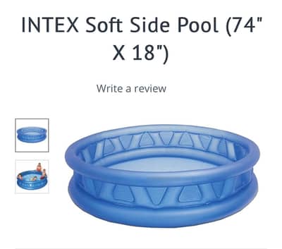 Intex air pool 74 “  18 “