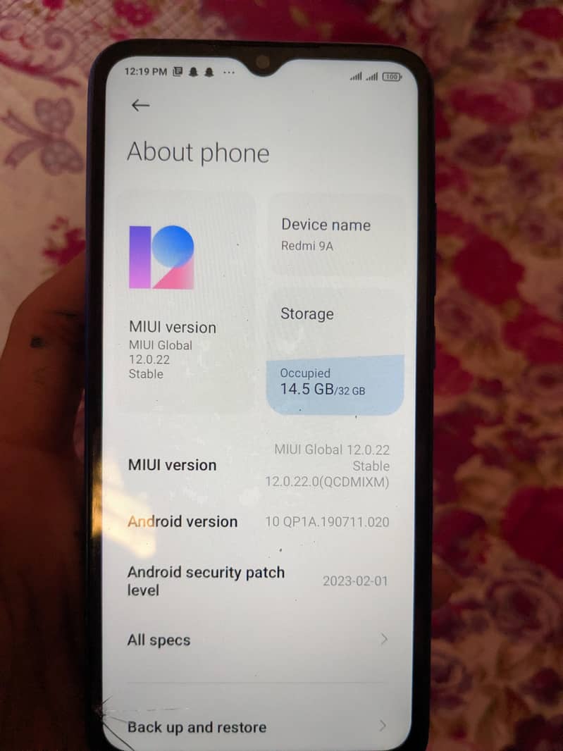 redmi 9a 7