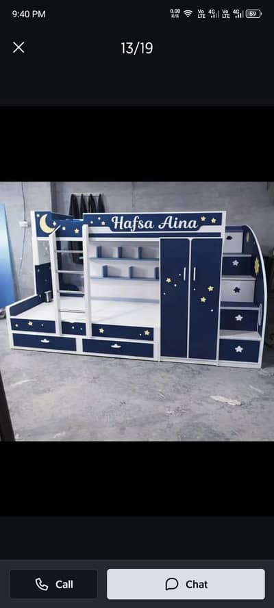Bunk bed | Kid wooden bunker bed | Baby bed | Double bed | Triple bed