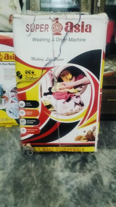 new Super 1 Asia washing machine super and dryer