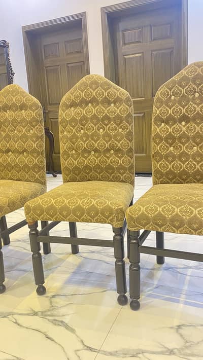 6pc dining chair pure sheesham