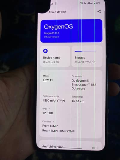 One Plus 9 5g