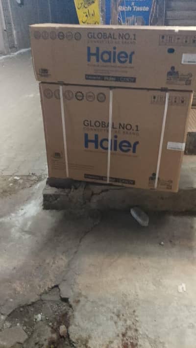 box pack Haier ac