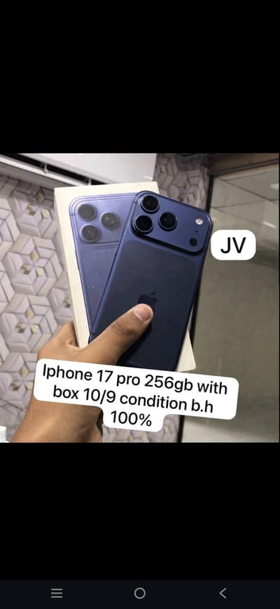 iPhone 17 Pro  Jv 256Gb cycle 143 count with box 8.5/10