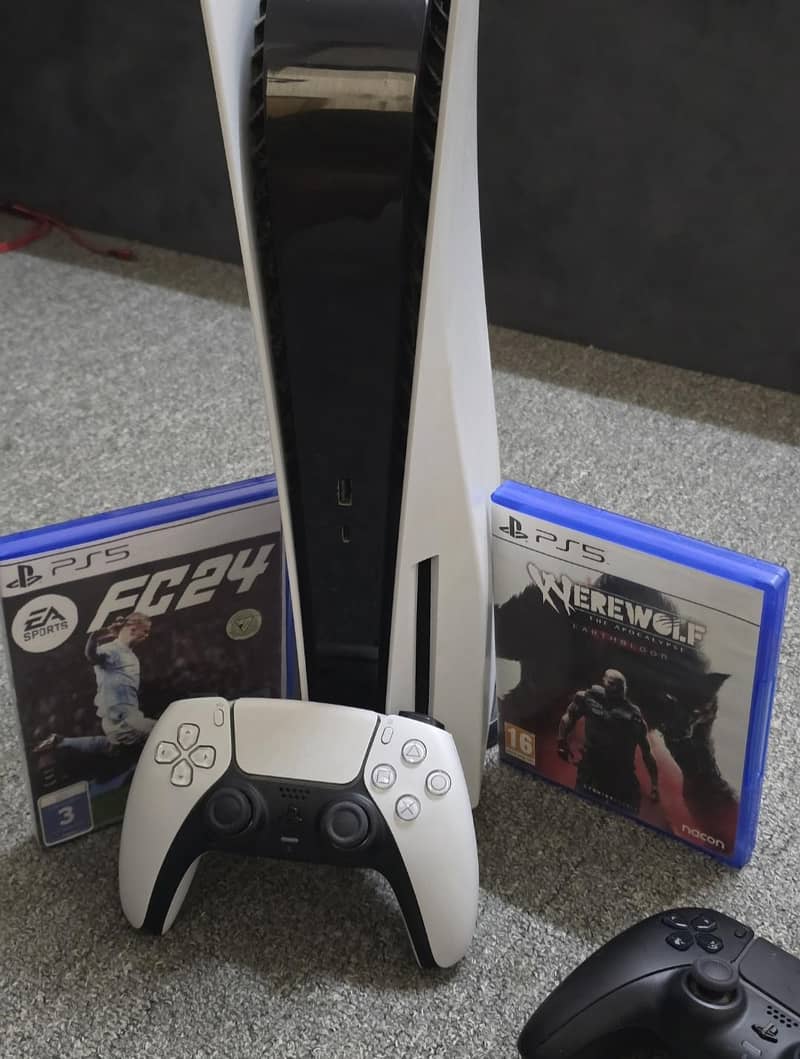 Playstation 5 Disc Version With 2 Controller & Games 1