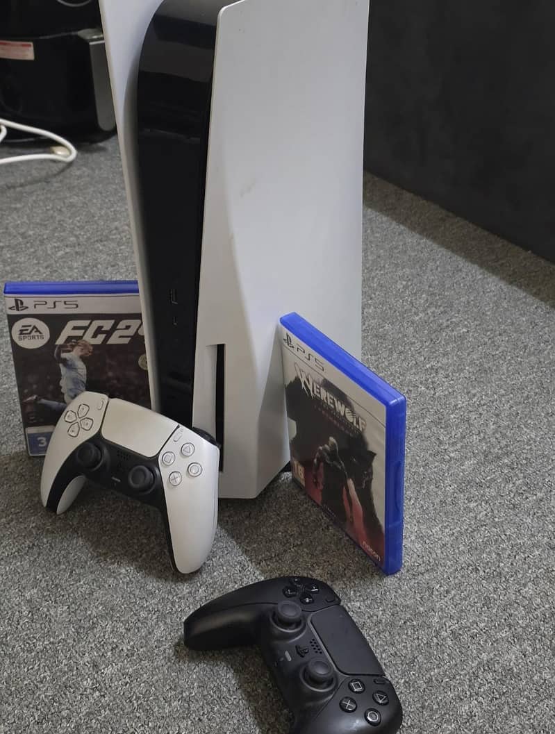 Playstation 5 Disc Version With 2 Controller & Games 3