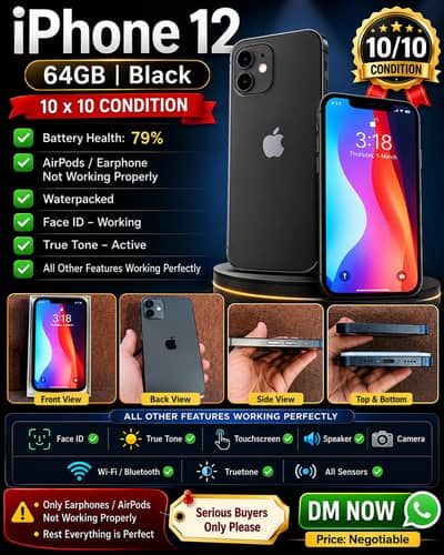 Iphone 12 NON PTA Fectory Unlocked